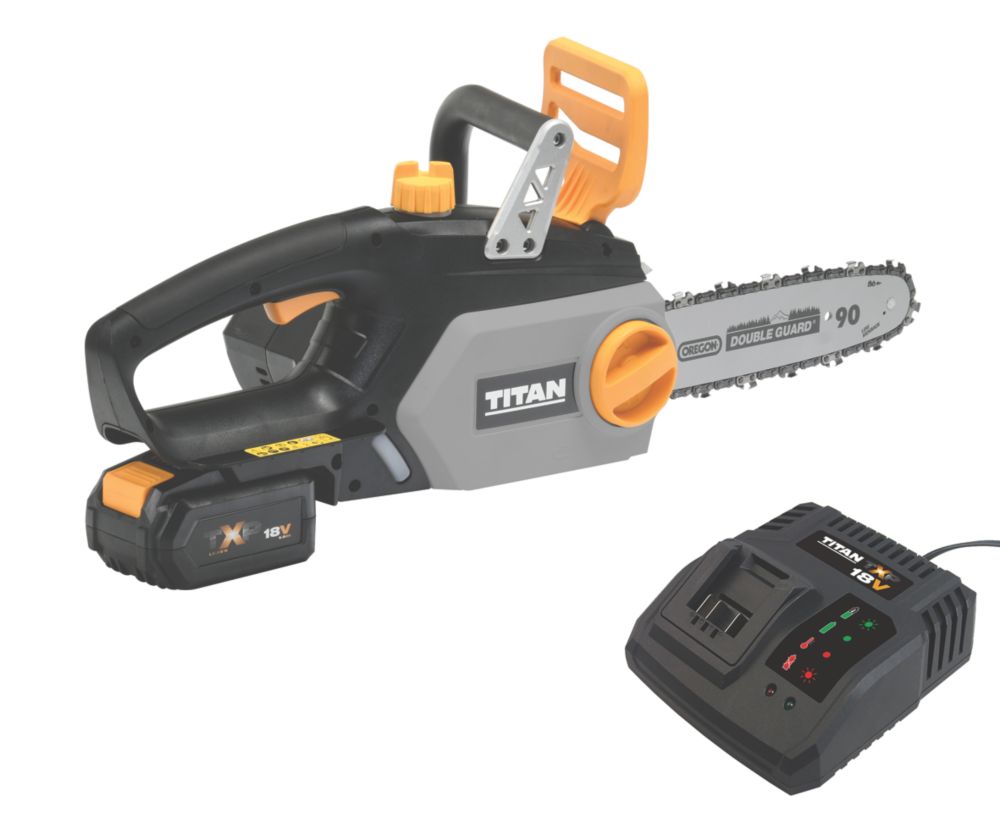 Image of Titan TTI932CHN 18V 1 x 5.0Ah Li-Ion TXP Cordless 25cm Chainsaw 