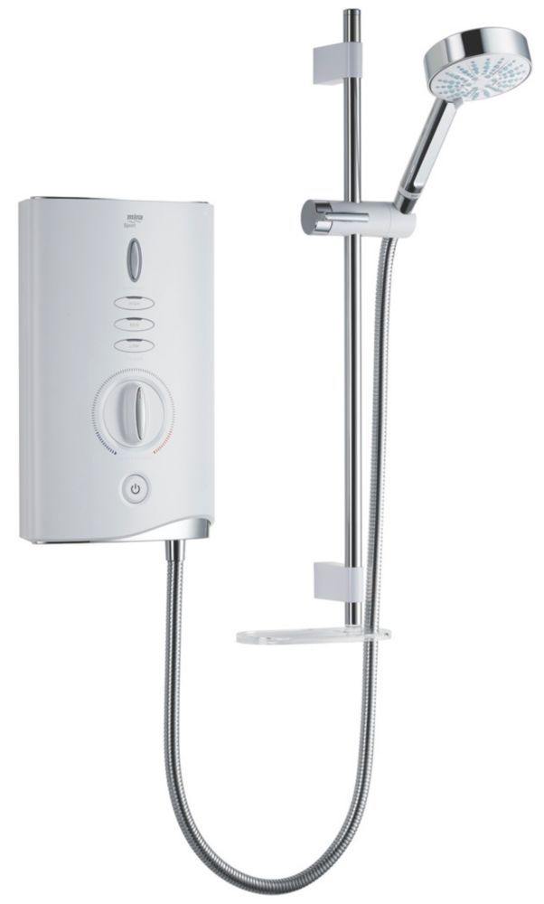 Image of Mira Sport Max with Airboost White 9kW Manual Electric Shower 