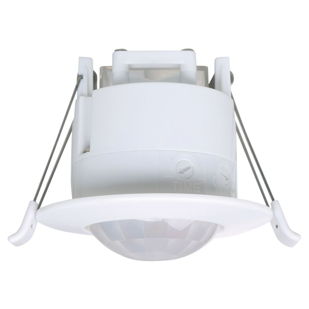 Image of LAP Indoor & Outdoor White PIR Recessed Standalone Sensor 360Â° 