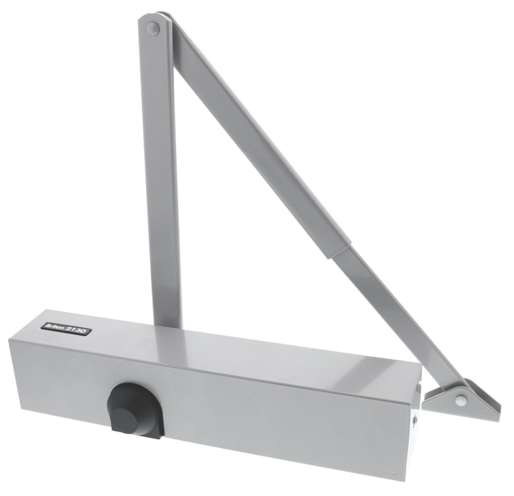Image of Briton 2130B Overhead Door Closer Silver 
