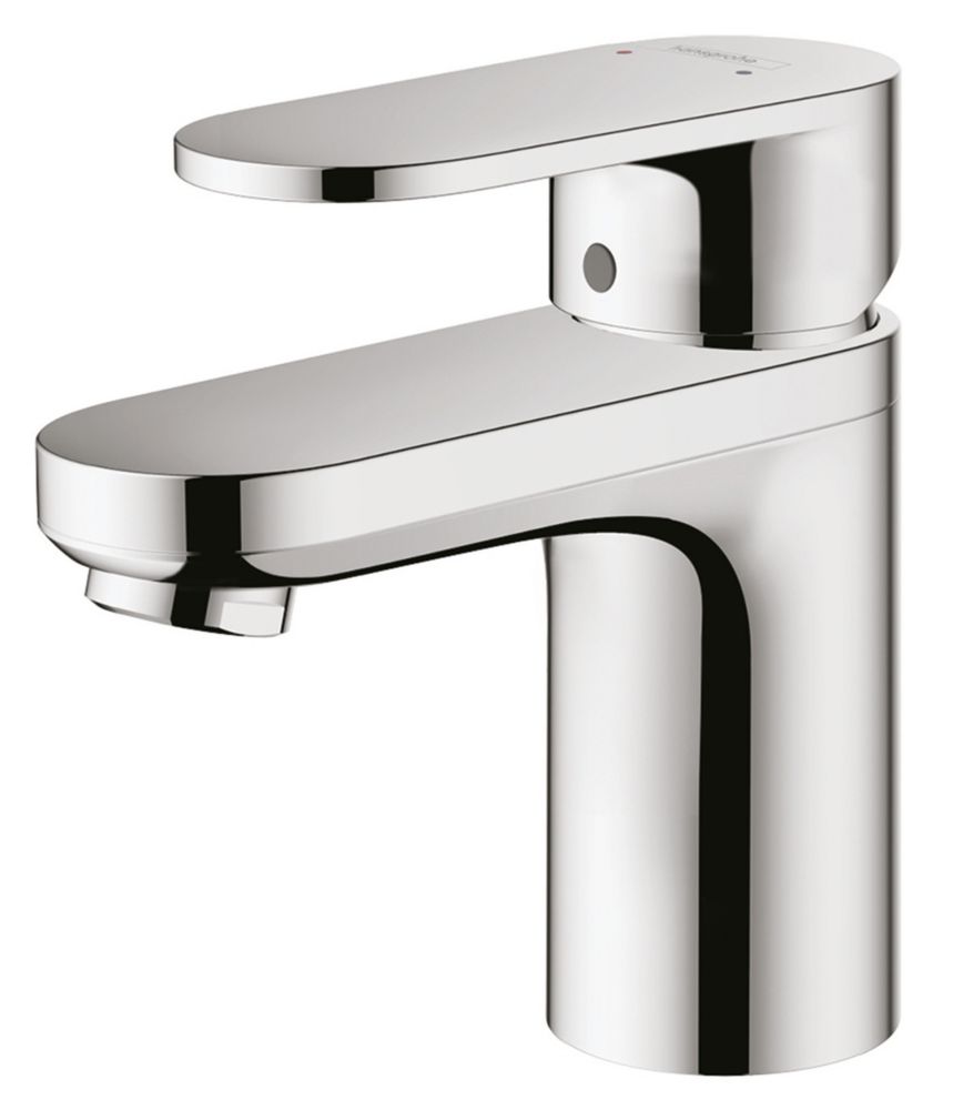Image of Hansgrohe Vernis Blend EcoSmart Basin Mono Mixer Tap with Isolated Water Conduction Chrome 
