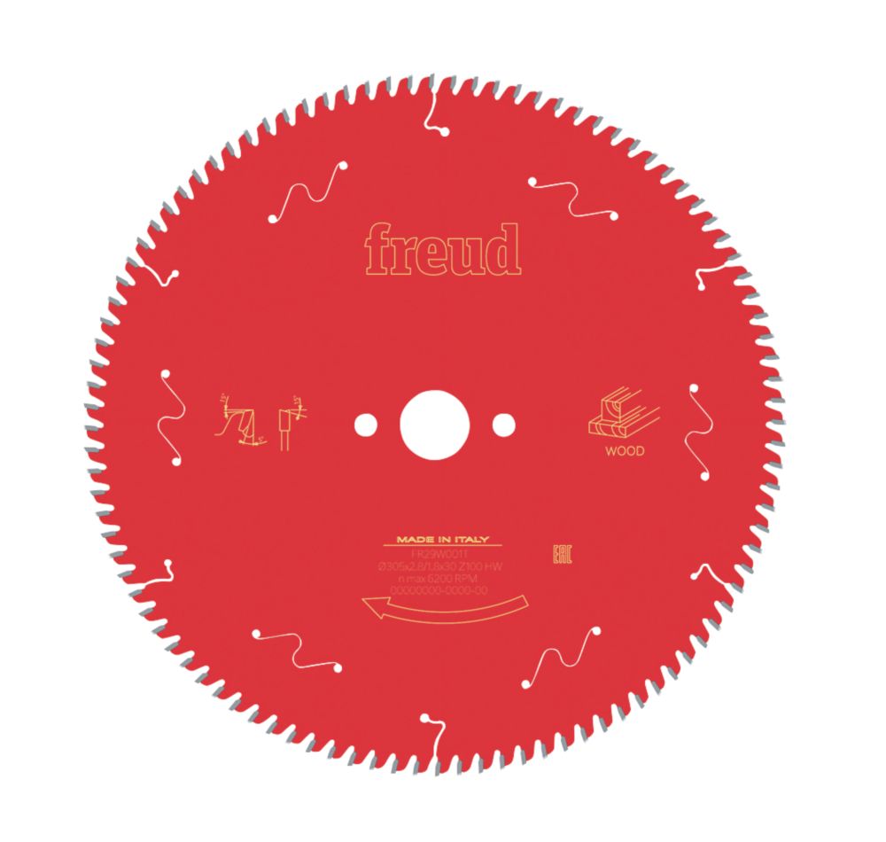 Image of Freud Wood Table Saw Blade 305mm x 30mm 100T 