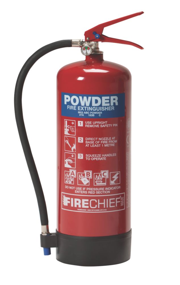 Image of Firechief Dry Powder Fire Extinguisher 6kg 