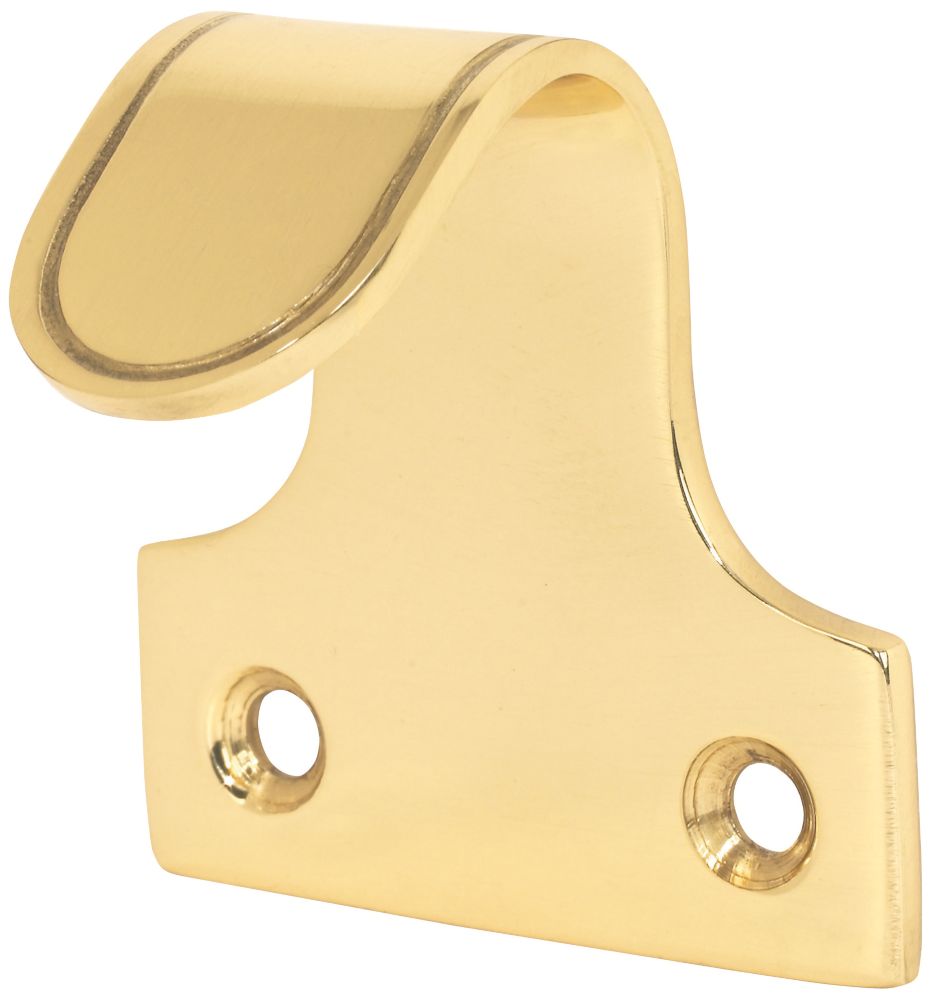 Image of Carlisle Brass Architectural Quality Sash Lift Polished Brass 52mm x 48mm 