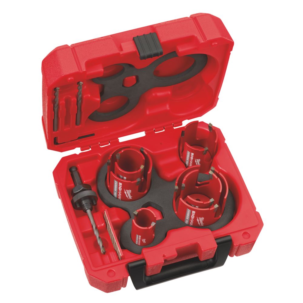 Image of Milwaukee BIG HAWG 10-Saw Multi-Material Holesaw Set 