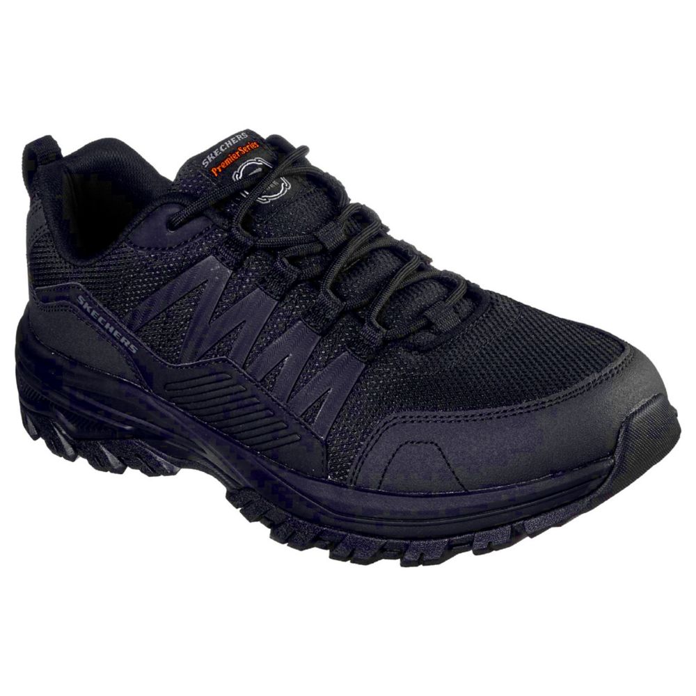 Image of Skechers Fannter Non Safety Shoes Black Size 8 