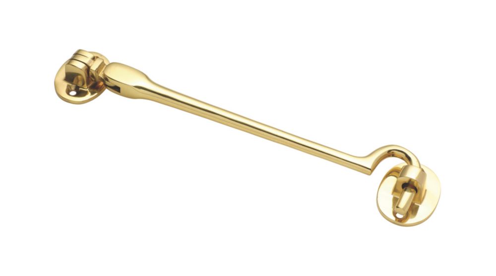 Image of Carlisle Brass Cabin Hook Polished Brass 202mm 