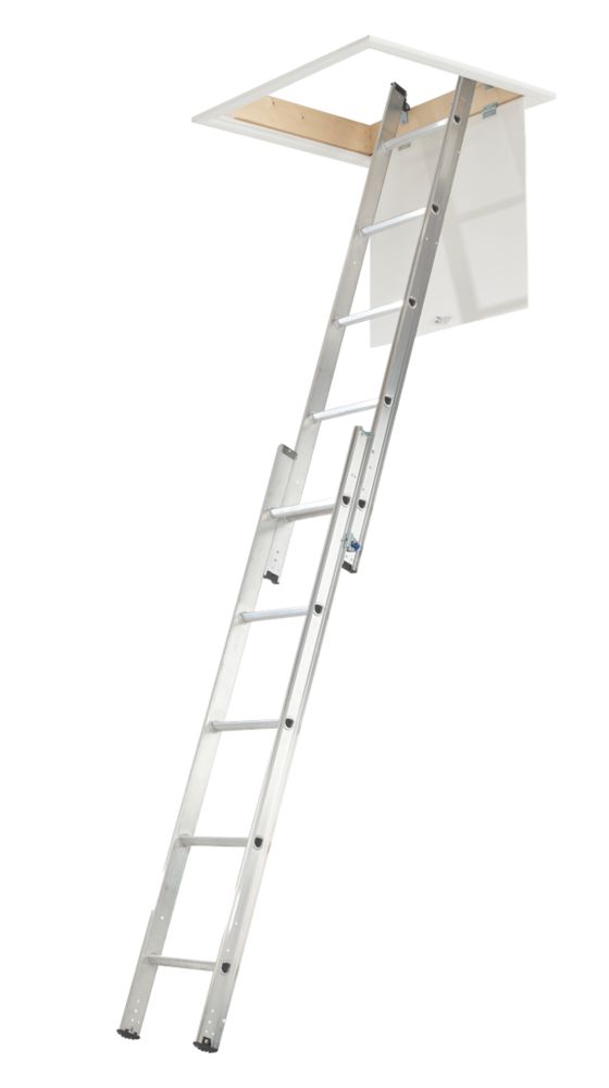 Image of 2-Section Aluminium Loft Ladder 2.69m 