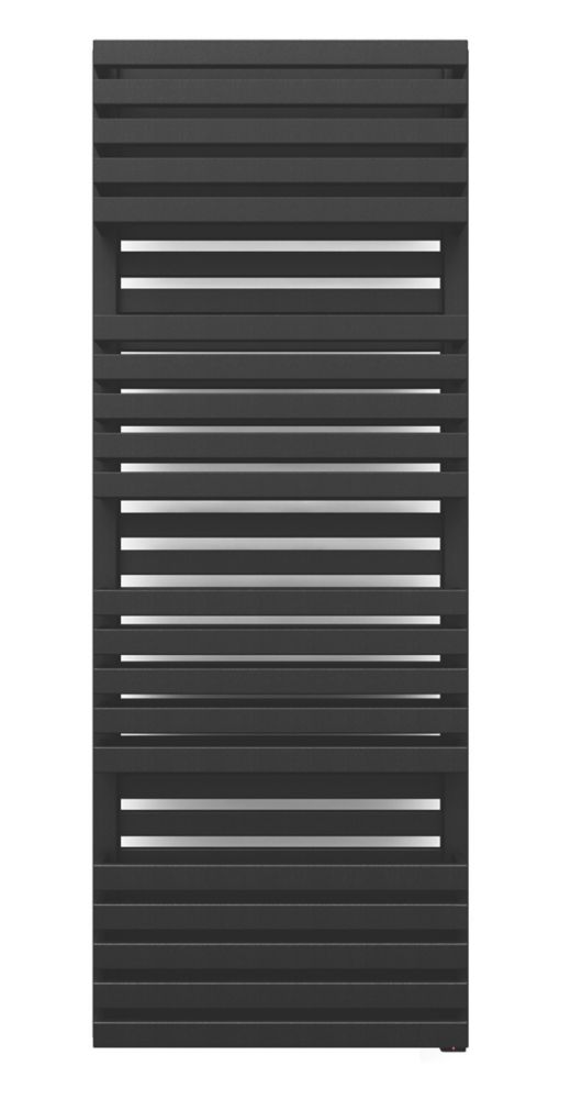 Image of Terma Quadrus Bold One Electric Towel Rail 1185mm x 450mm Black 2728BTU 