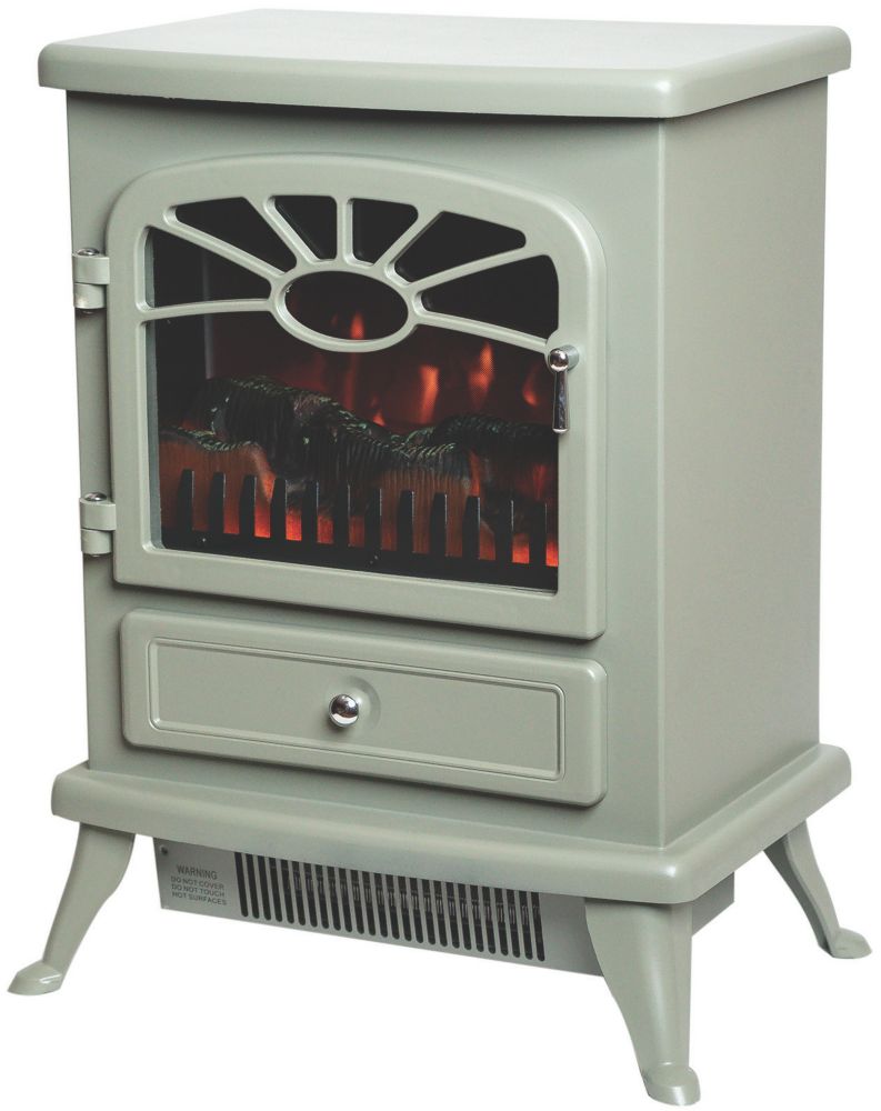 Image of Focal Point ES2000 Grey Electric Stove 430mm x 540mm 