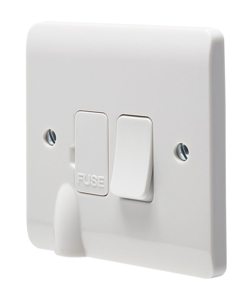 Image of Crabtree Instinct 13A Switched Fused Spur & Flex Outlet with LED White 