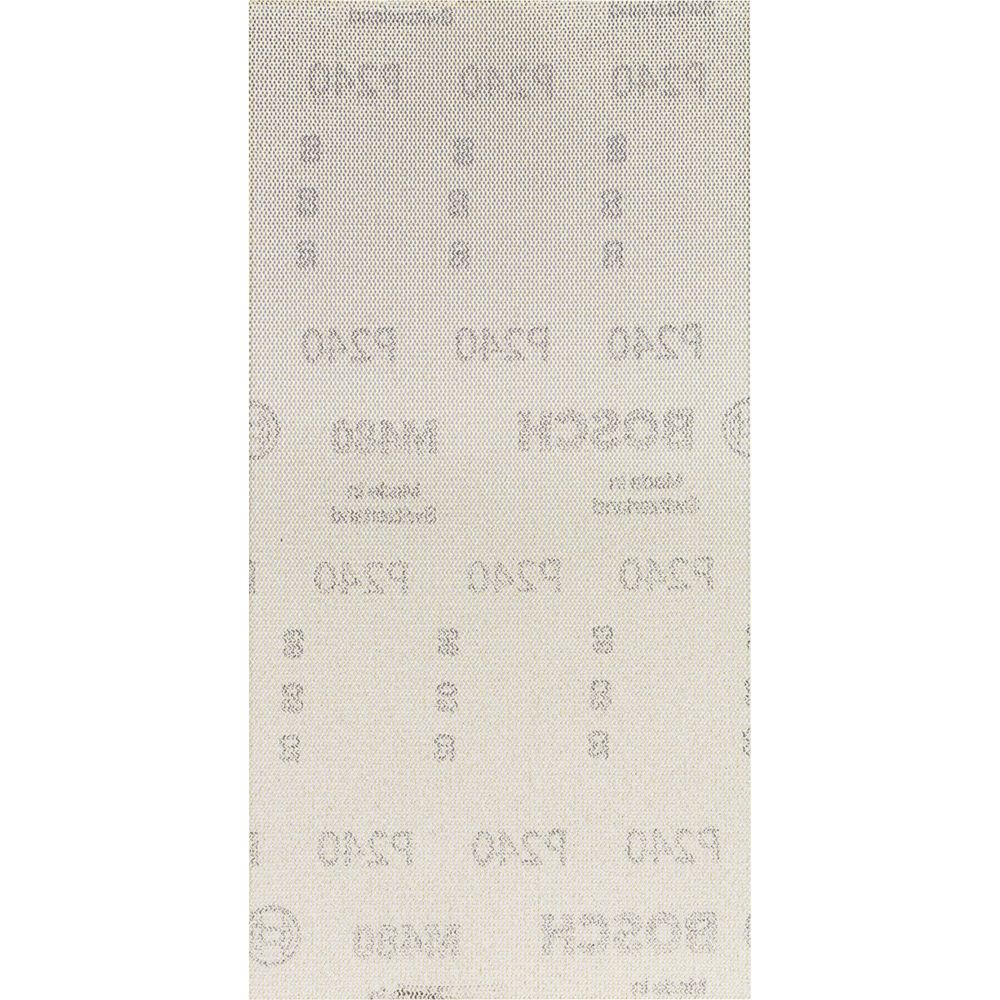 Image of Bosch Expert M480 Sanding Net Mesh 230mm x 115mm 240 Grit 10 Pack 