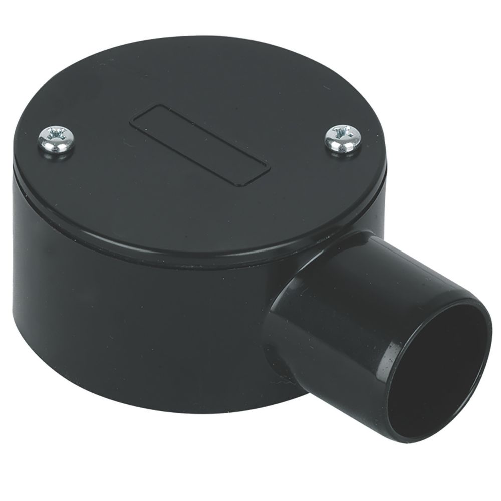 Image of Deta TTE 1 Way 25mm Terminal Box Black 
