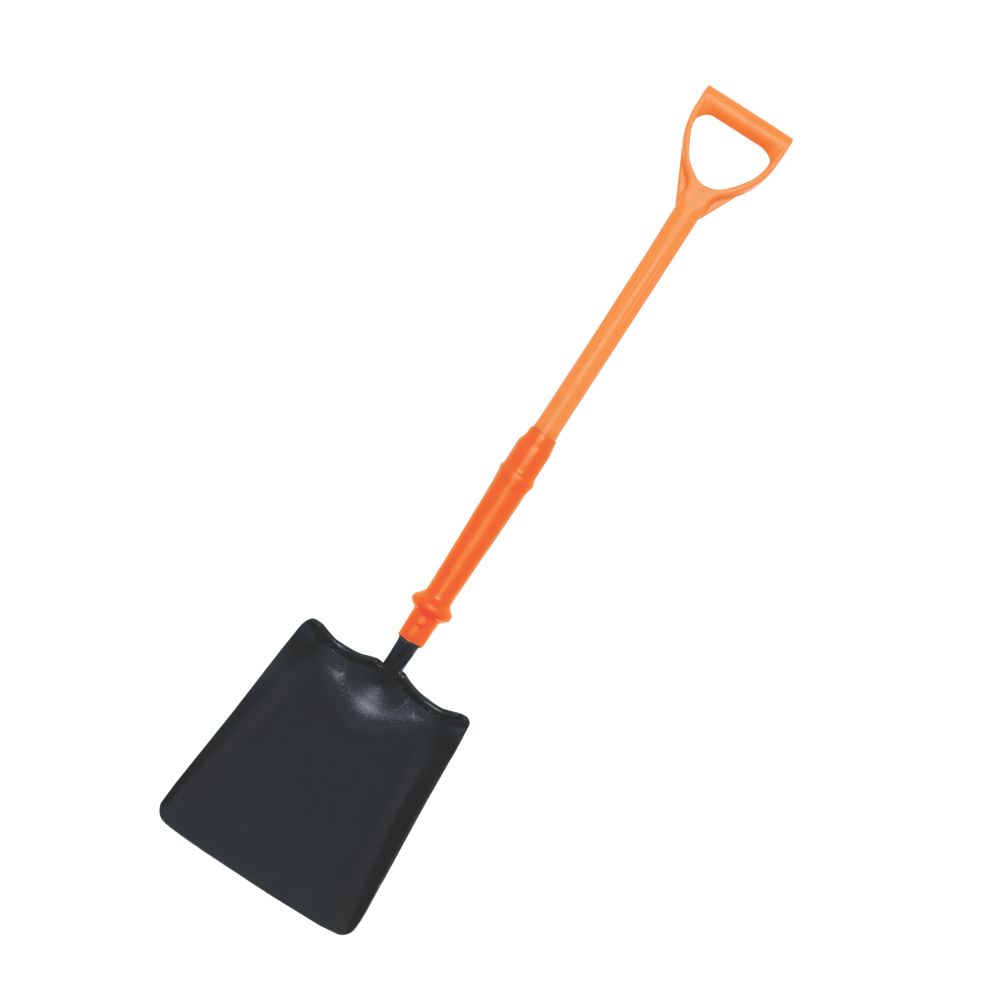 Image of Spear & Jackson Square Head Insulated Treaded Square Mouth Shovel 