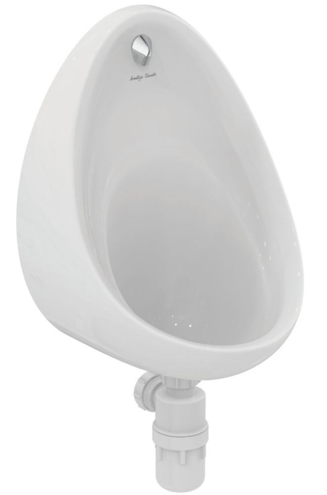 Image of Armitage Shanks Sanura Wall-Mounted Back Inlet Urinal White 390mm x 305mm x 500mm 