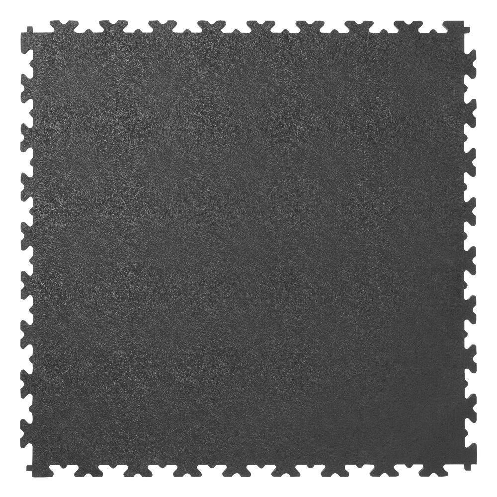 Image of Garage Floor Tile Company X Joint Interlocking Floor Tile Black 497mm x 497mm 4 Pack 