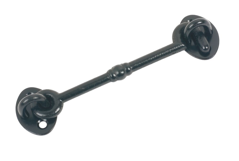 Image of Cabin Hook Black 150mm 