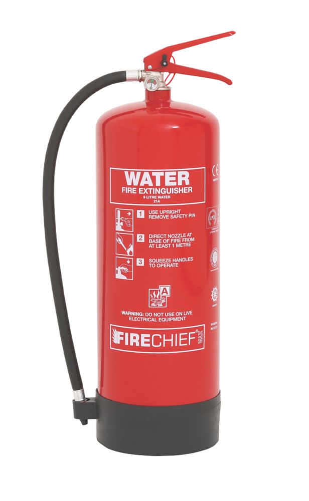 Image of Firechief XTR Water Fire Extinguisher 9Ltr 20 Pack 
