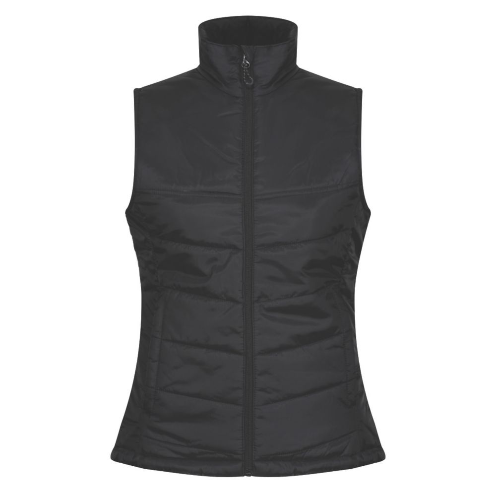 Image of Regatta Stage II Womens Insulated Bodywarmer Black Size 18 