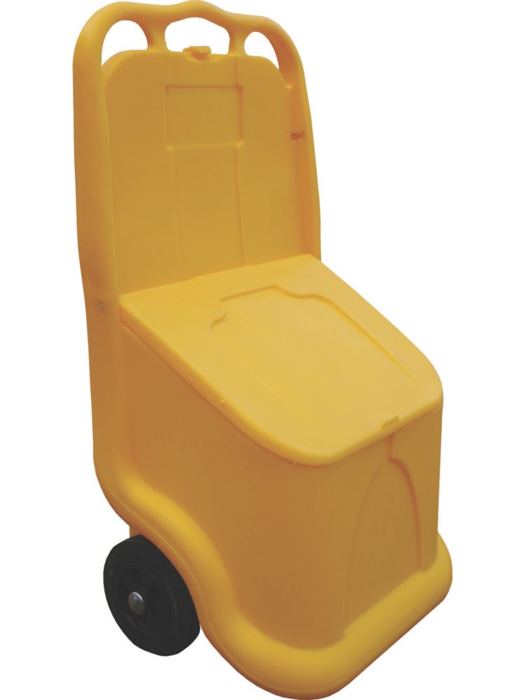 Image of Mobile Grit Bin Yellow 75Ltr 
