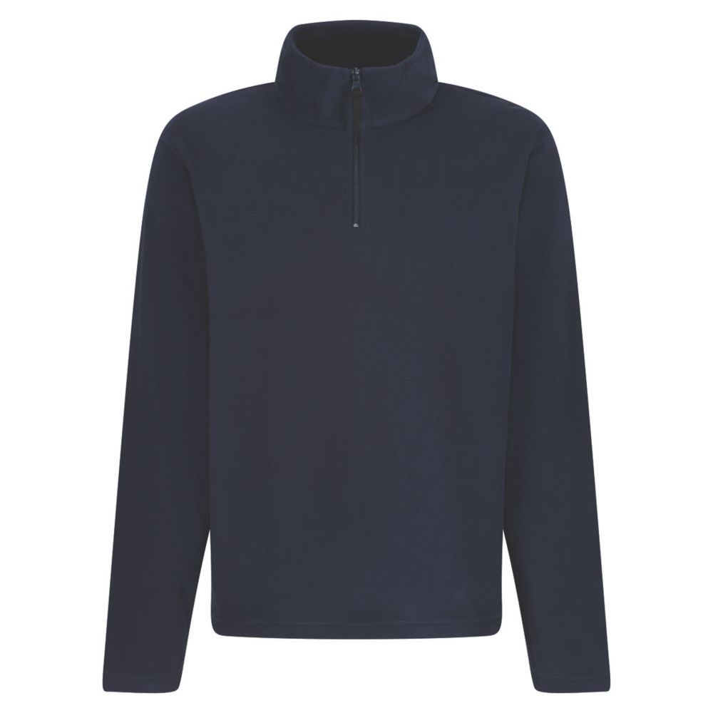 Image of Regatta Micro Zip-Neck Fleece Dark Navy XXX Large 50" Chest 