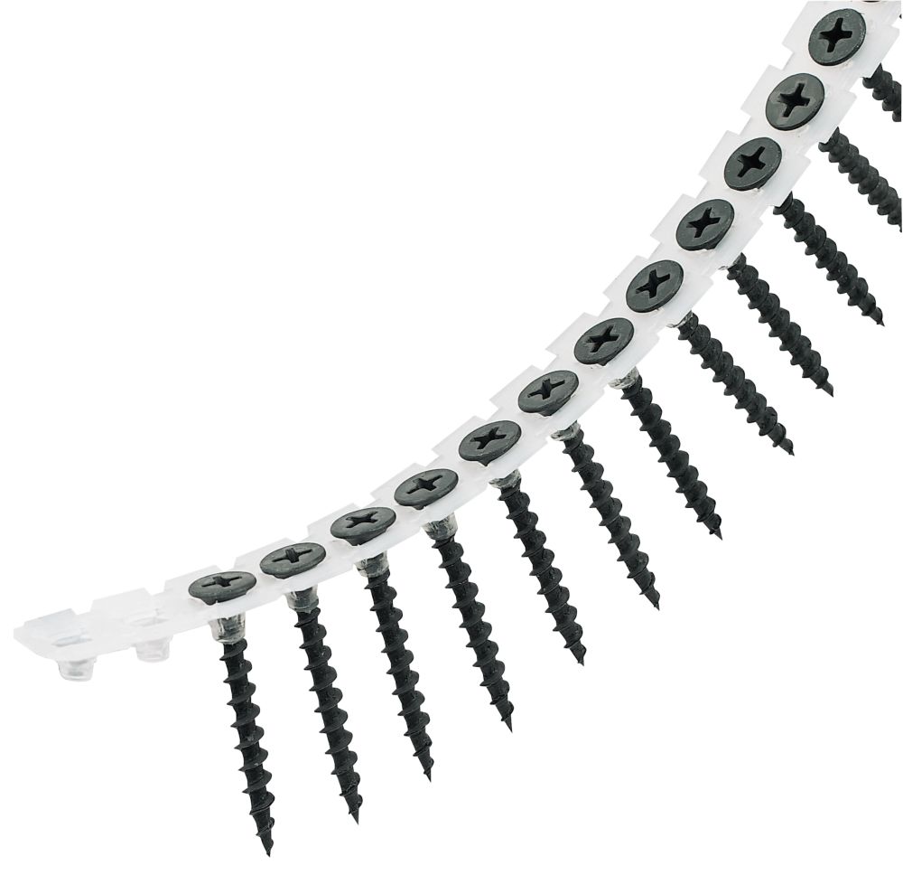 Image of Easyfix Phillips Bugle Coarse Single Thread Collated Drywall Screws 3.9mm x 32mm 1000 Pack 