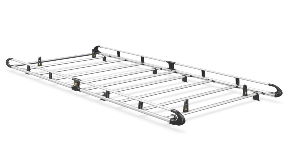 Image of Van Guard Peugeot Boxer 2006 on Roof Rack - 9-bar ULTIRack+ L4 H2 Twin Door 