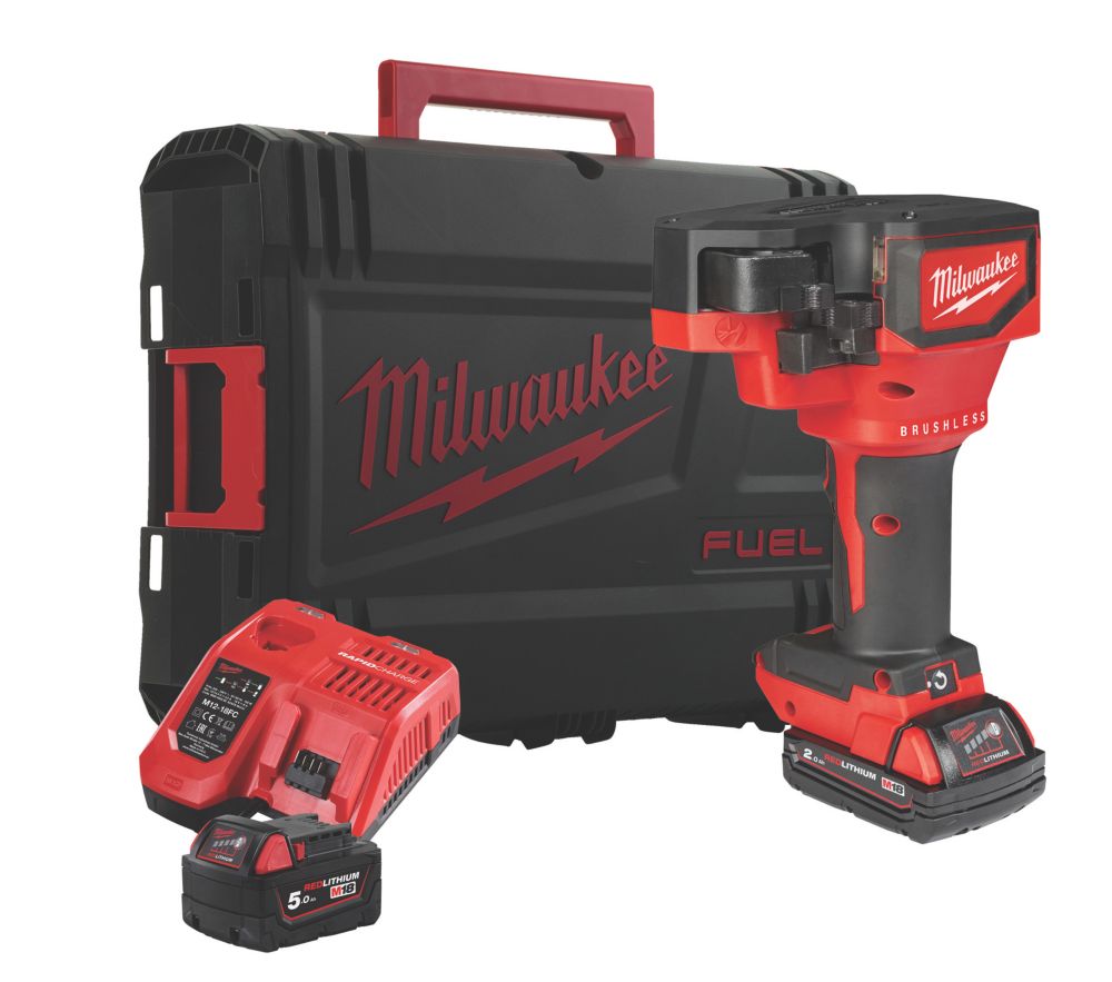 Image of Milwaukee M18BLTRC-522X 18V 2 x 2.0 / 5.0Ah Li-Ion RedLithium Brushless Cordless Threaded Rod Cutter 