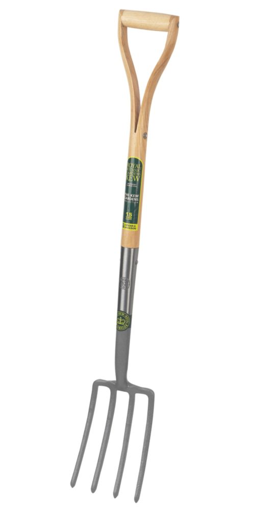Image of Spear & Jackson Kew Gardens Collection Neverbend Carbon Border Fork 150mm 