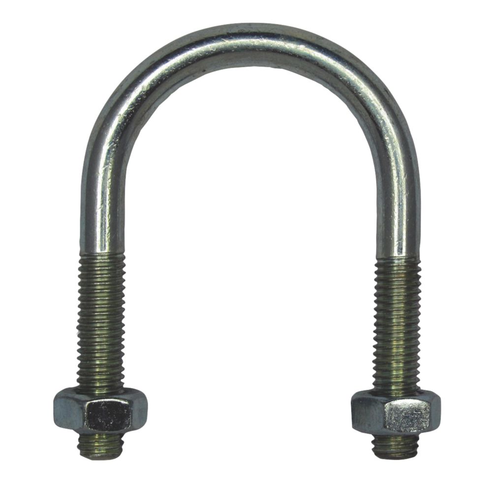 Image of Rawlplug Bright Zinc-Plated Steel U-Bolt M10 x 75mm 