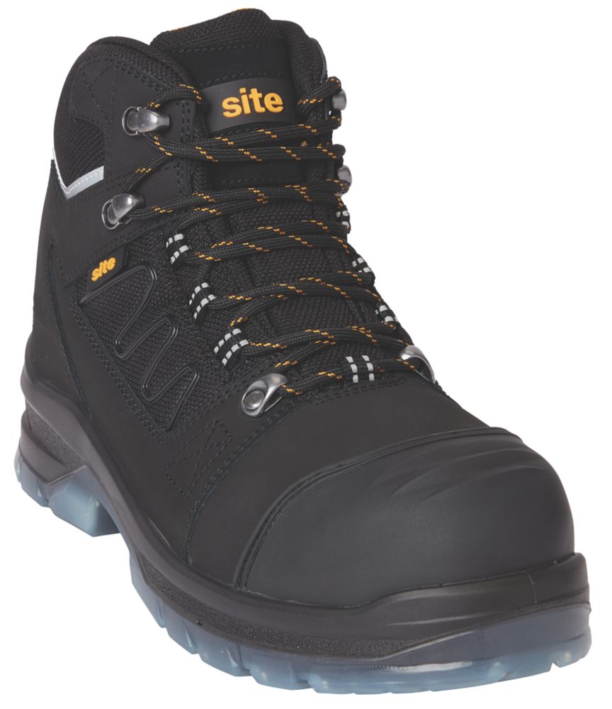 Image of Site Natron Safety Boots Black Size 8 