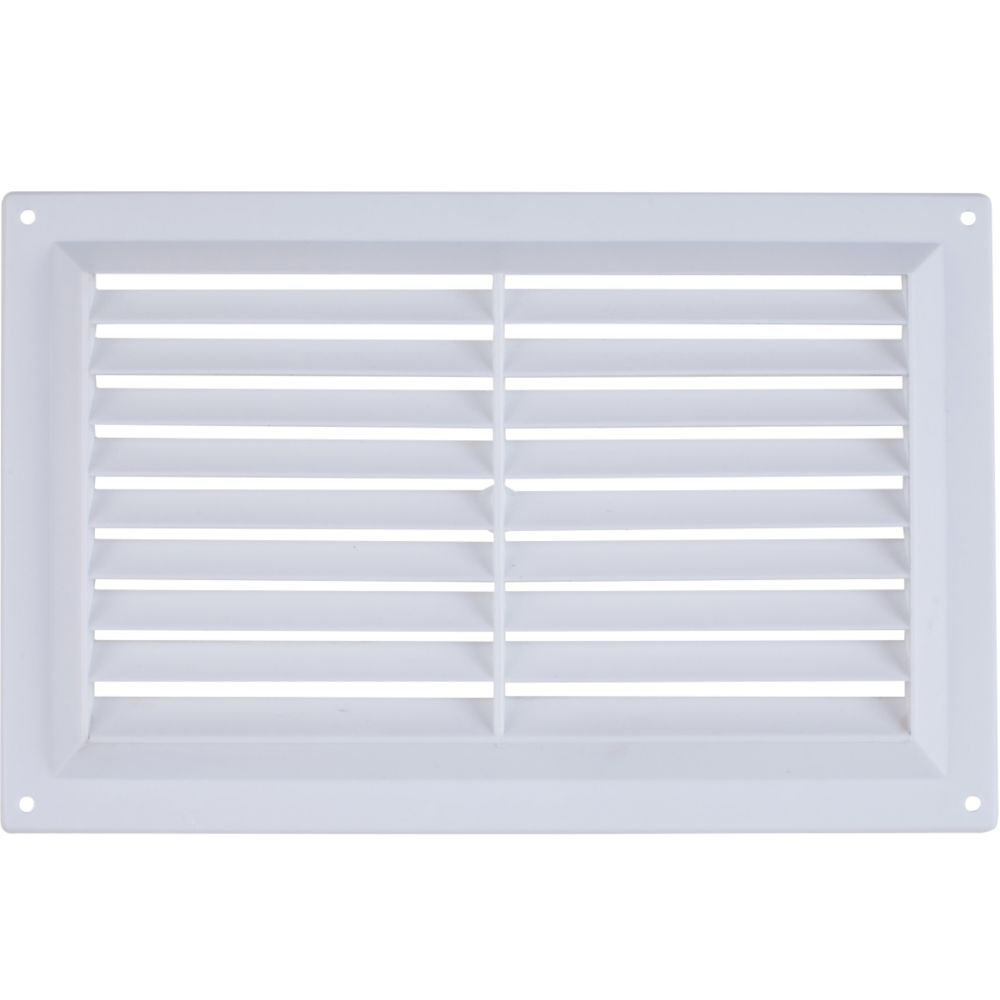 Image of Map Vent Gas Louvre Vent White 229mm x 152mm 