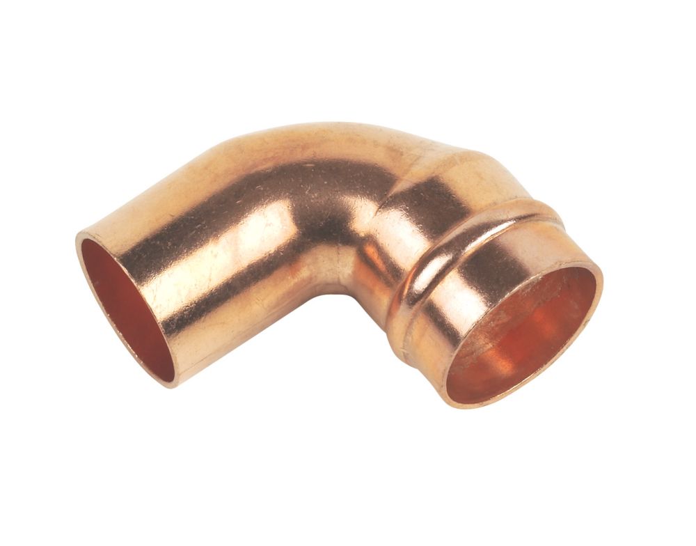 Image of Flomasta Solder Ring Equal 90Â° Elbow 22mm 