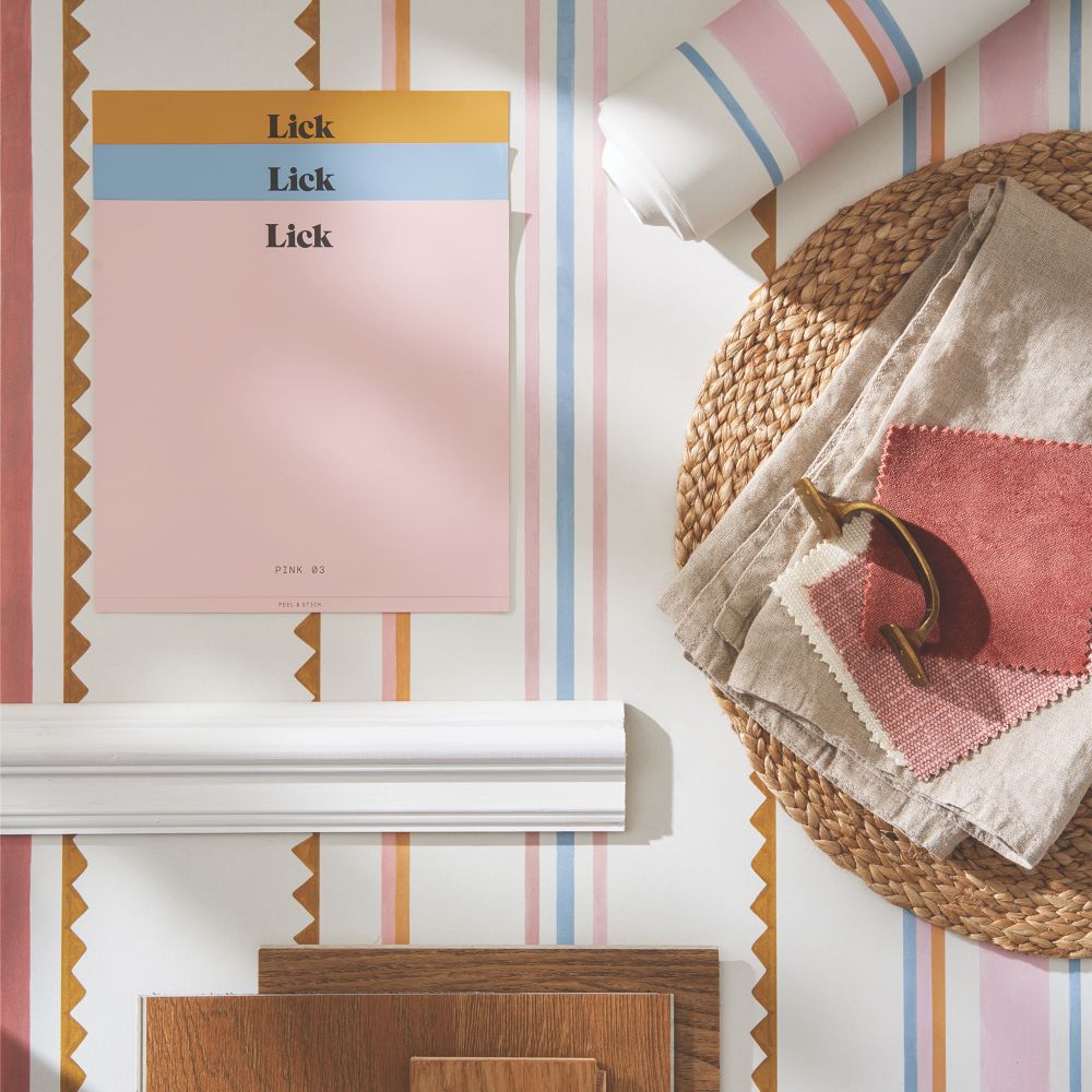 Image of LickPro Yellow Zig Zag 02 Wallpaper Roll 52cm x 10m 