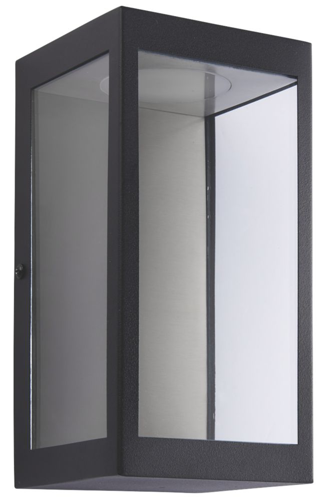 Image of LAP Angel Outdoor LED Rectangular Frame Lantern Black 11W 400lm 