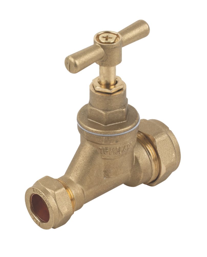 Image of Poly Stop Cock 20mm x 15mm 