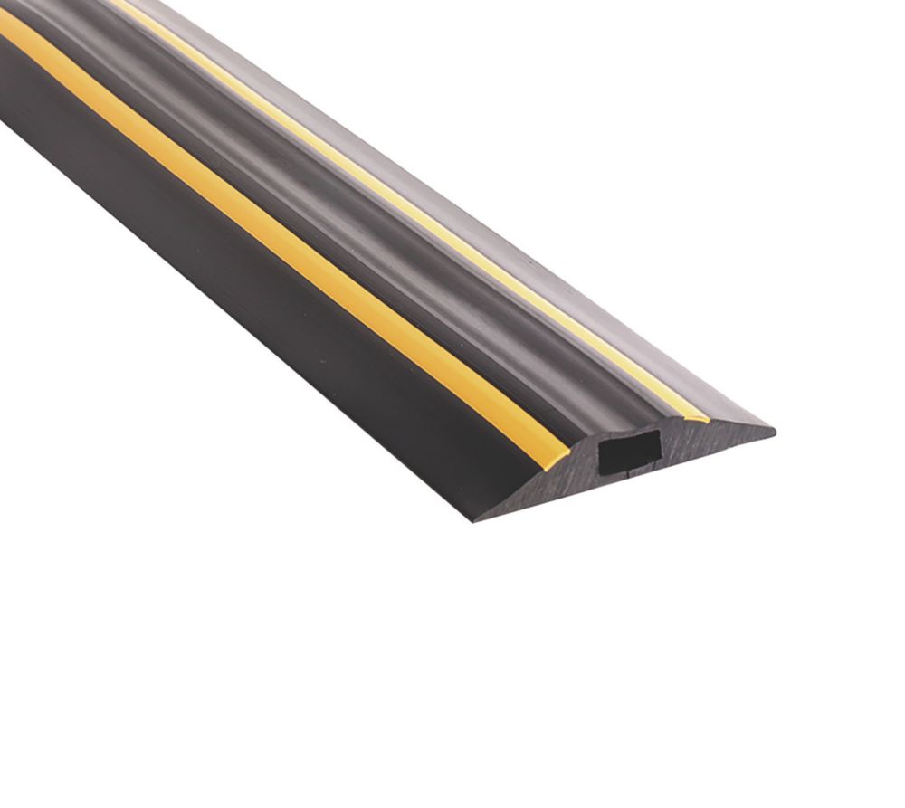 Image of COBA Europe CablePro GP1 Medium Duty Cable Cover 3m Black / Yellow 