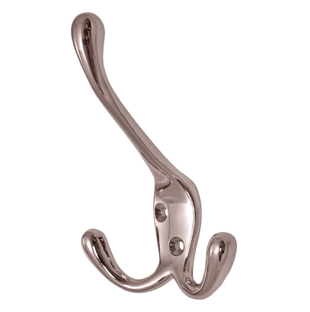 Image of Smith & Locke Triple Hook Polished Chrome 105mm 