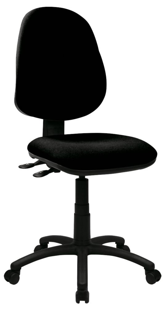 Image of Nautilus Designs Java 300 Medium Back Task/Operator Chair No Arms Black 