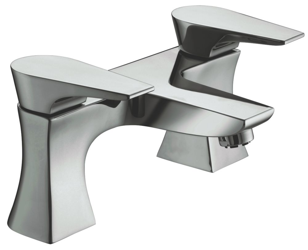 Image of Bristan Hourglass Deck-Mounted Bath Filler Tap Chrome 