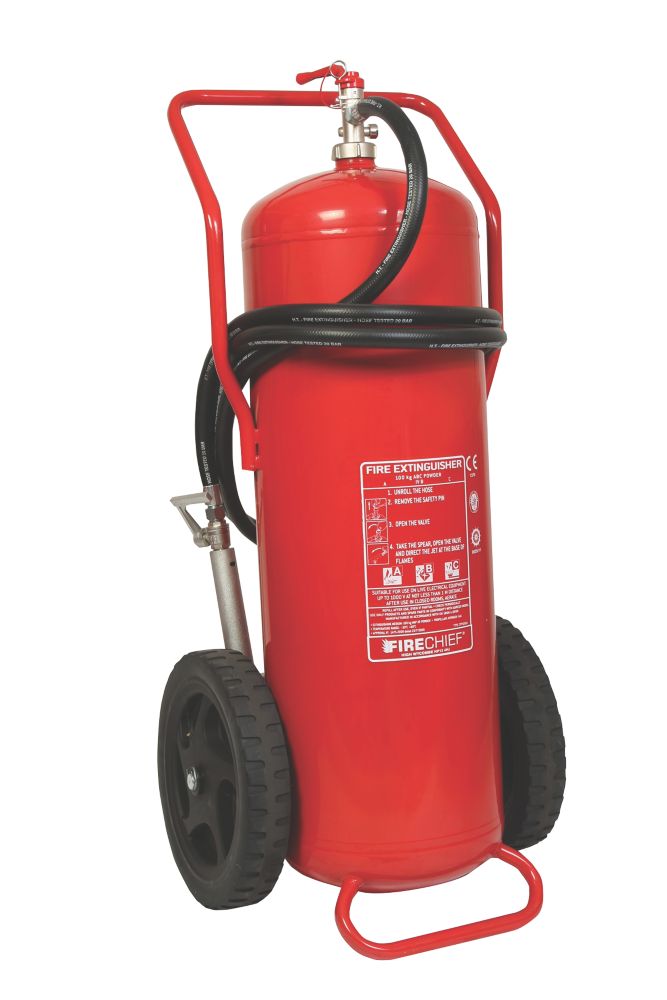 Image of Firechief FXP100 Dry Powder Wheeled Fire Extinguisher 100kg 