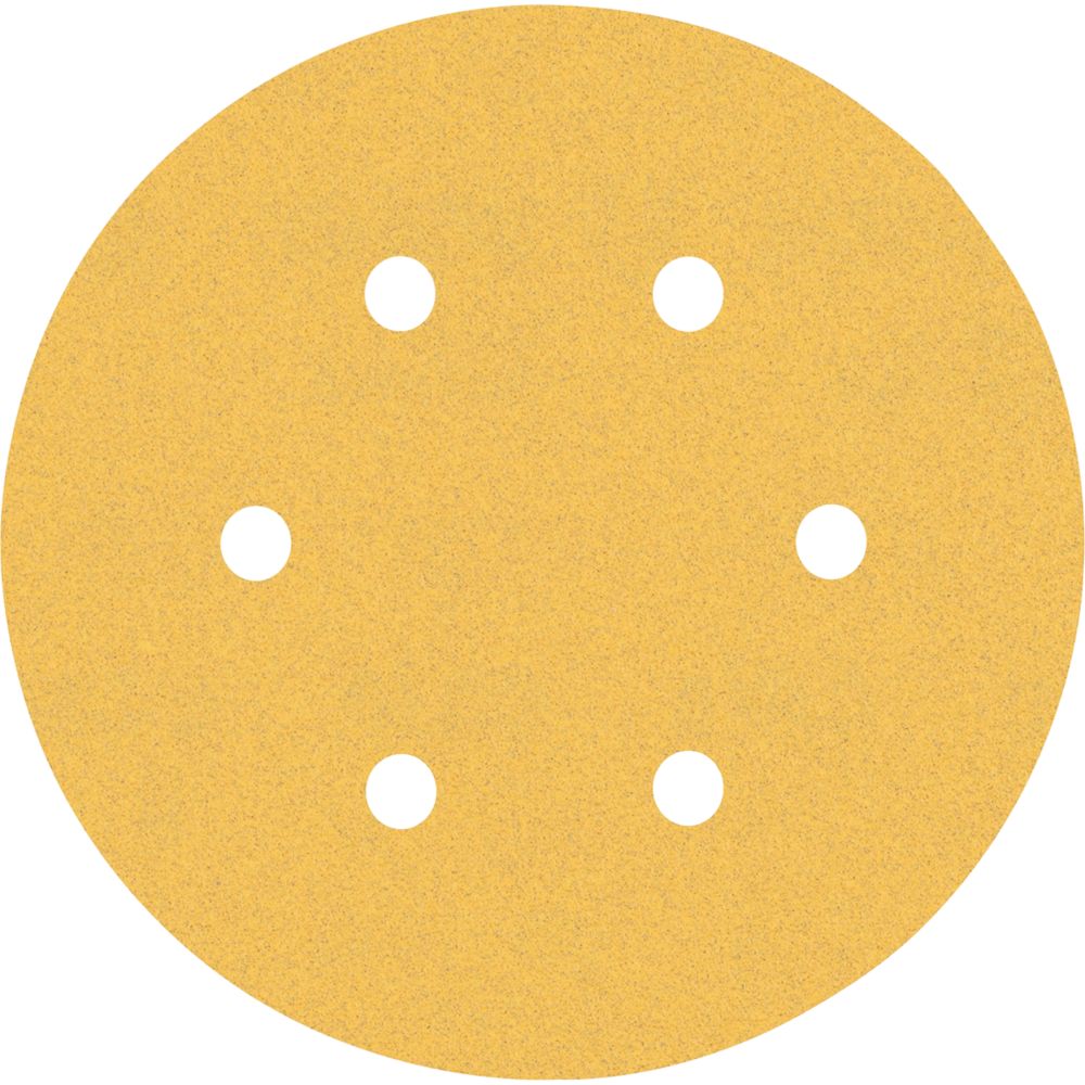 Image of Bosch Expert C470 Sanding Discs 6-Hole Punched 150mm 120 Grit 50 Pack 
