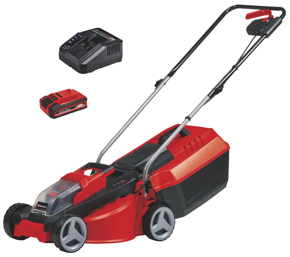 Image of Einhell GE-CM 18/30 Li 18V 1 x 3.0Ah Li-Ion Power X-Change Brushless Cordless 30cm Lawn Mower 