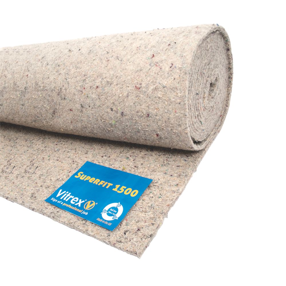 Image of Vitrex Superfit 1500 Luxury Carpet Underlay 10mÂ² 