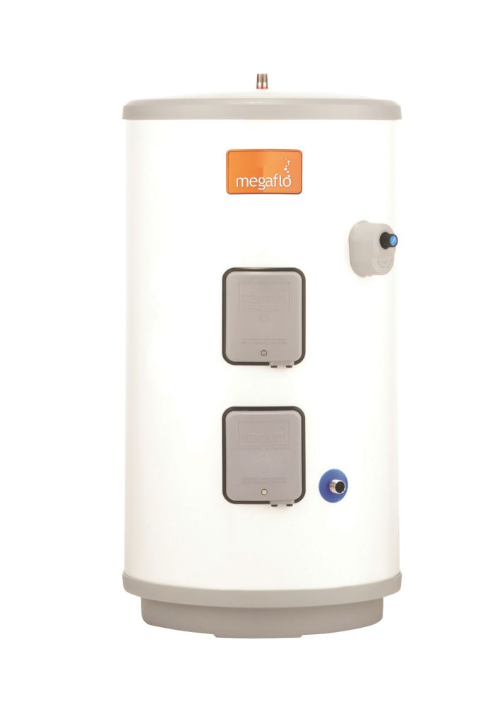Image of Heatrae Sadia Megaflo Eco 145dd Direct Unvented Unvented Hot Water Cylinder 145Ltr 2 x 3kW 