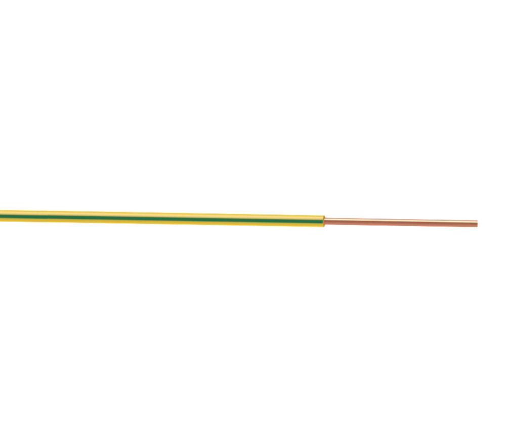 Image of Time 6491X Green/Yellow 1-Core 4mmÂ² Conduit Cable 25m Drum 