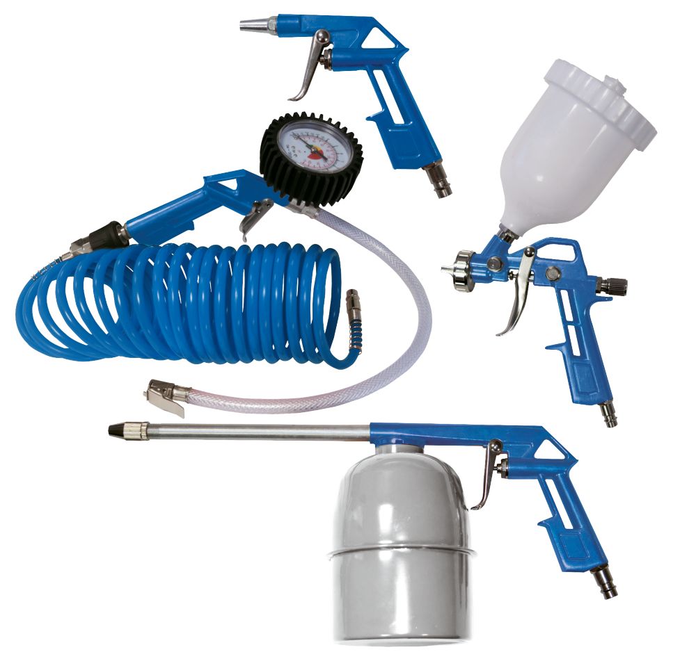 Image of Scheppach 3906101704 Air Tool Kit 5 Piece Set 