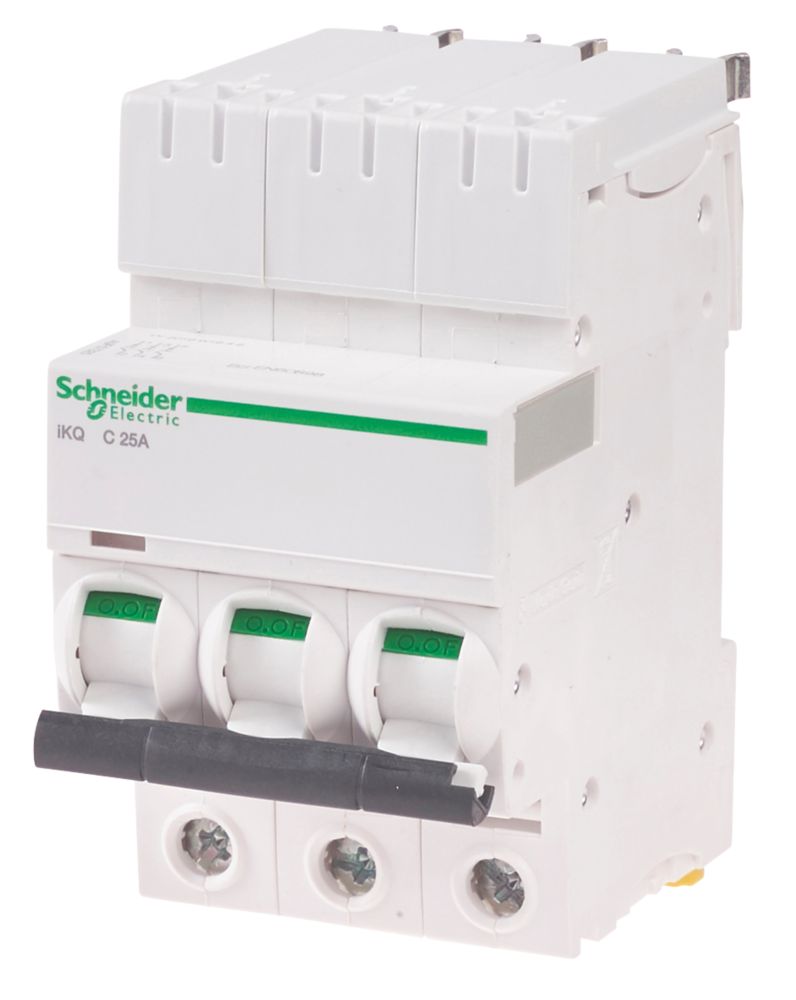 Image of Schneider Electric IKQ 25A TP Type C 3-Phase MCB 