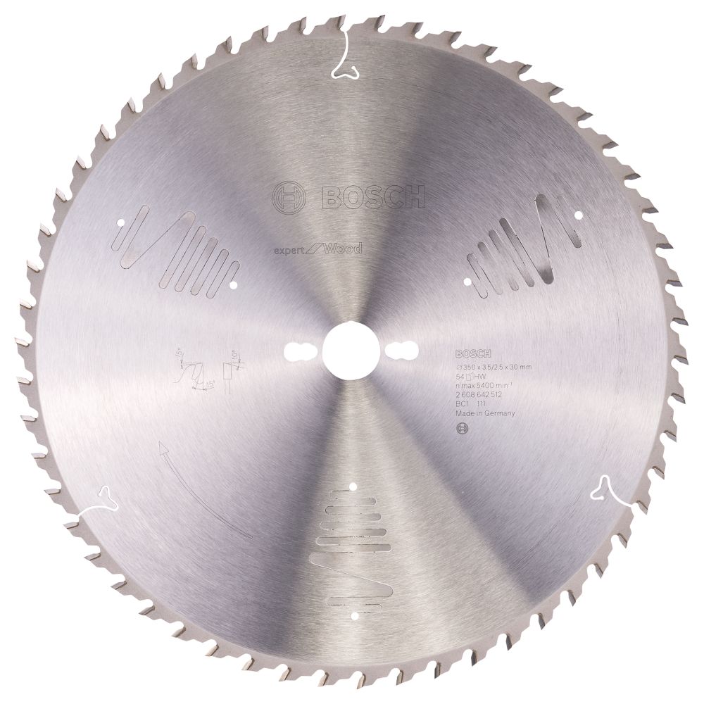 Image of Bosch Expert Wood Circular Saw Blade 350mm x 30mm 54T 