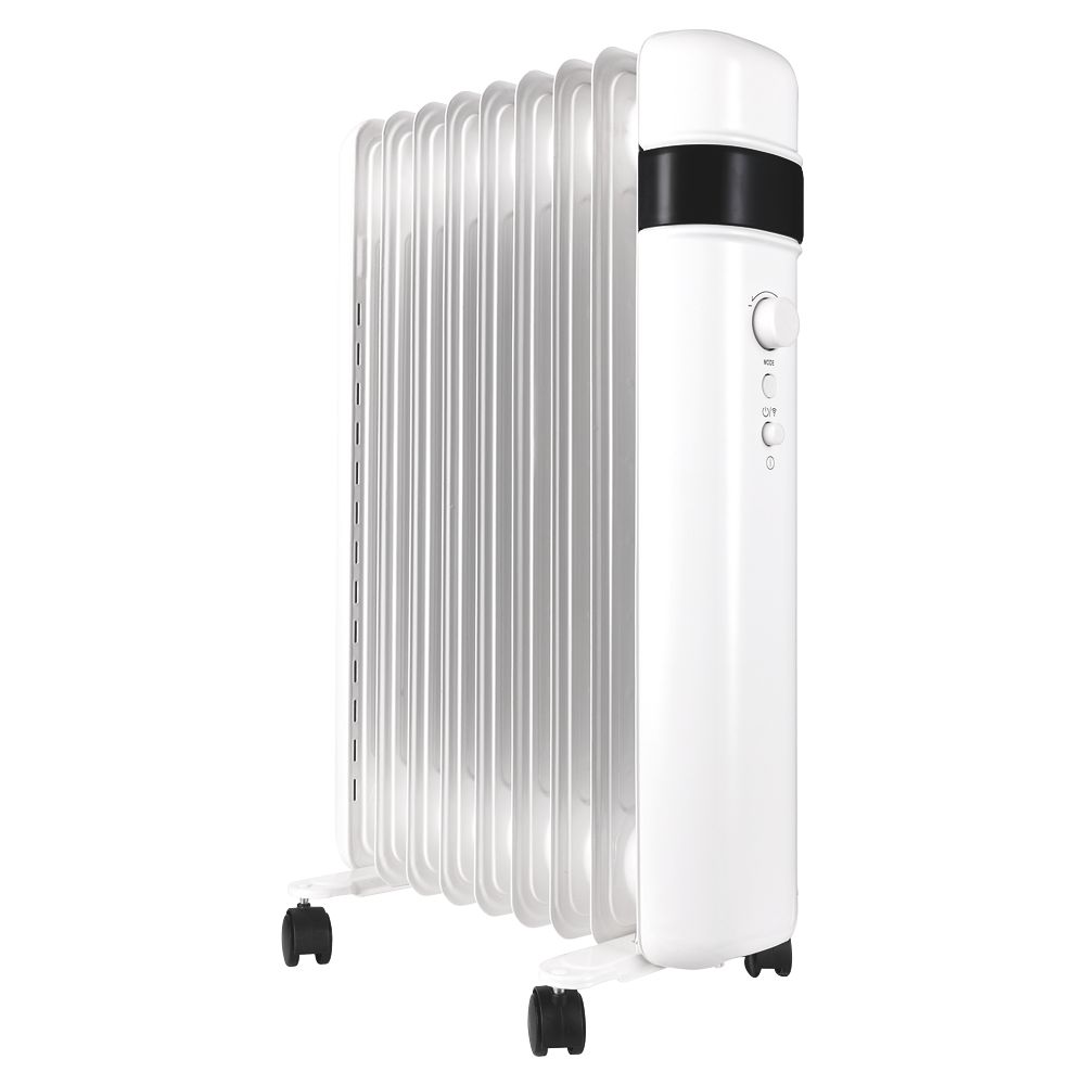 Image of TCP Freestanding Smart Wi-Fi Oil-Filled Radiator White 2000W 